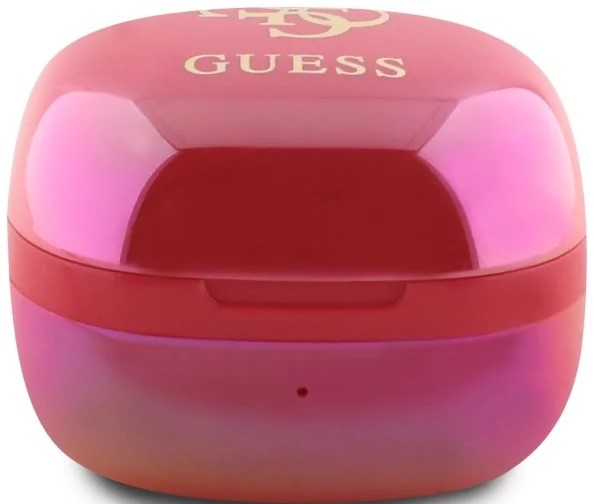 Casti Wireless Guess Bluethooth Mini Iridescent 4G Printed Logo Fuchsia - 1 | YEO